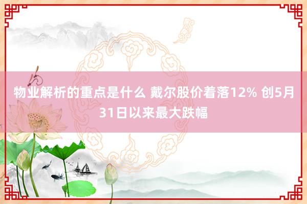 物业解析的重点是什么 戴尔股价着落12% 创5月31日以来最大跌幅