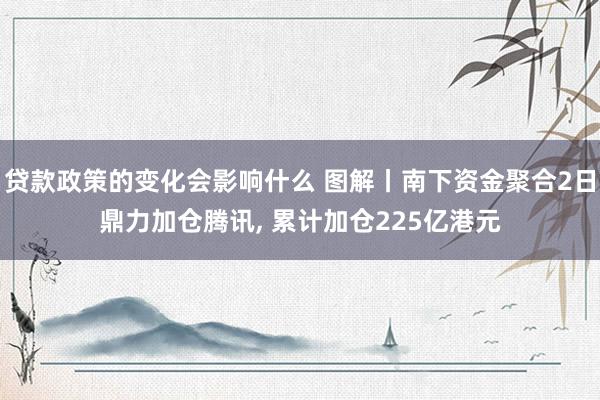 贷款政策的变化会影响什么 图解丨南下资金聚合2日鼎力加仓腾讯, 累计加仓225亿港元